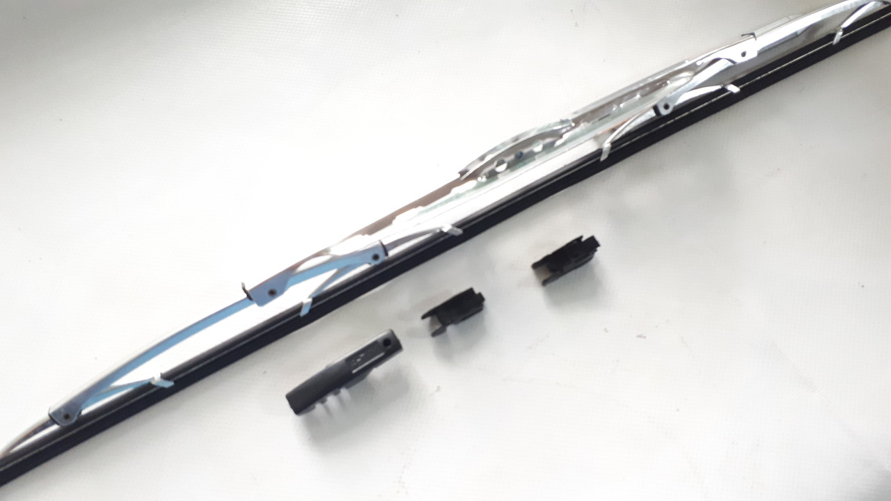 Двонік алюмінієвий зі спойлером 559-22" хром.