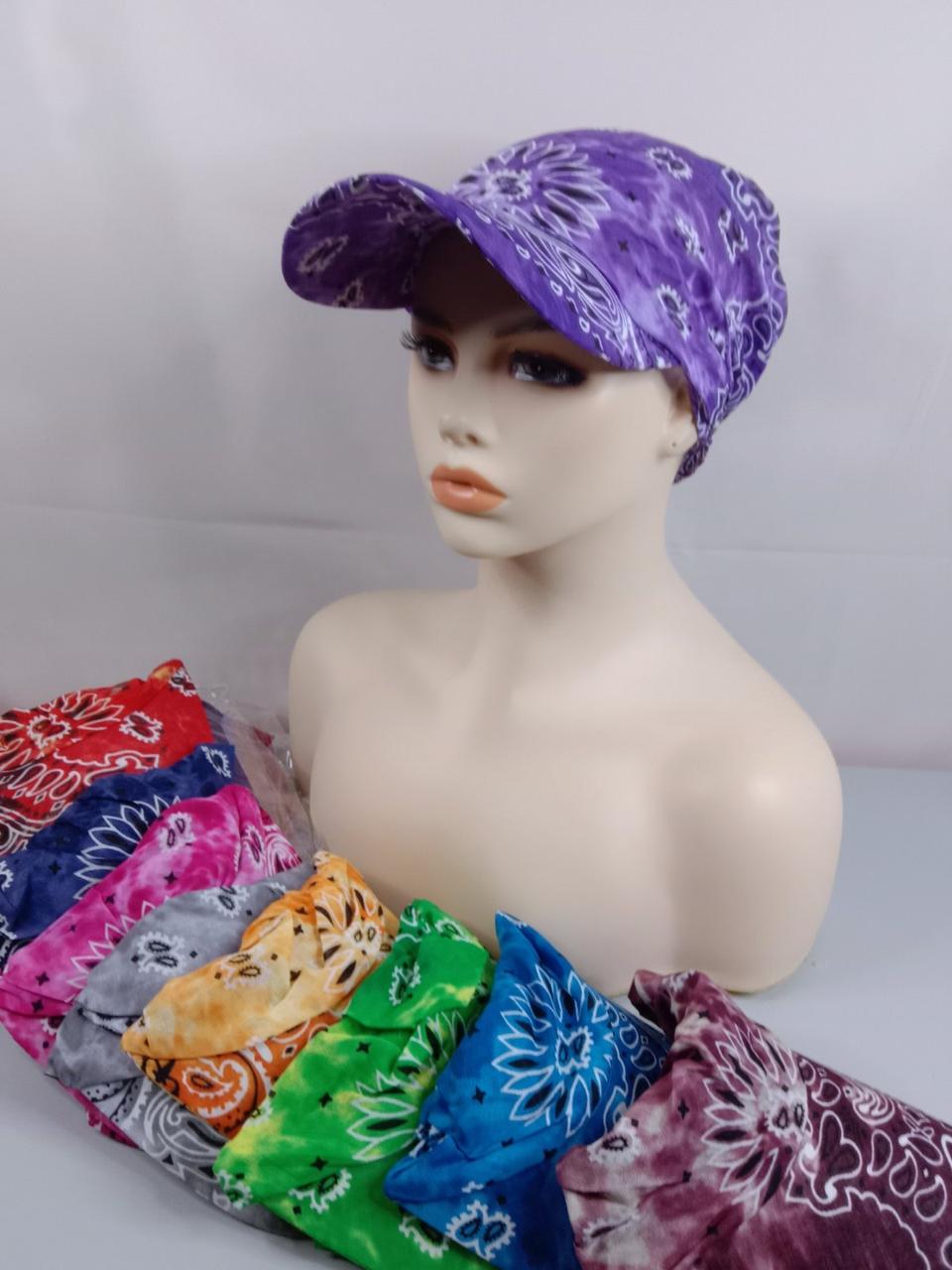 Кепка коыінка шапочка літня 54-58 рр позади на завязках для моря или післе химиотерапии, фото 1