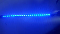 Підсвітка гнучка 3634B 24LEDх40 см Blue/гумок.основа
