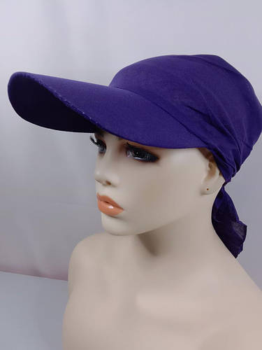 Купить Кепка косынка бандана с козырьком шапочка летняя 54-60 рр сзади ...