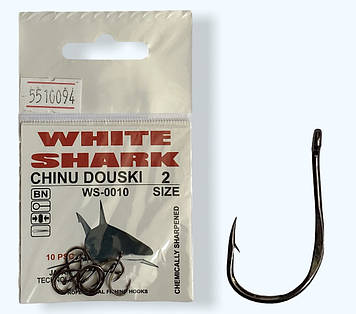 Крючки White Shark Chinu Douski 2