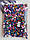 Бусини круглі " Акварель" кольорові 10 мм, 500 грамів, фото 3