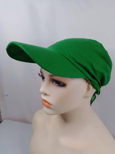 Кепка косынка бандана с козырьком шапочка летняя 54-60 рр сзади на ...