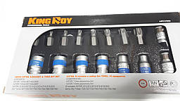 Набір біт 16 пр. з головками TORX/E KingRoy 31566