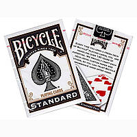 Игральные карты Bicycle Standard Playing Cards - Poker Size Black ( 10015510)