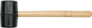 Різивний молоток VOREL з дерев'яною ручкою 450 г, he=55 мм (Польща)
