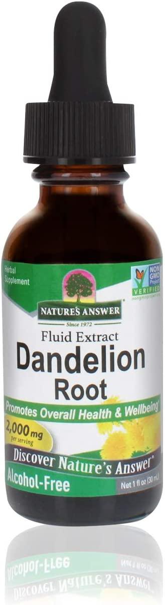 Корінь кульбаби без спирту (Dandelion Root) Nature's Answer 30 мл