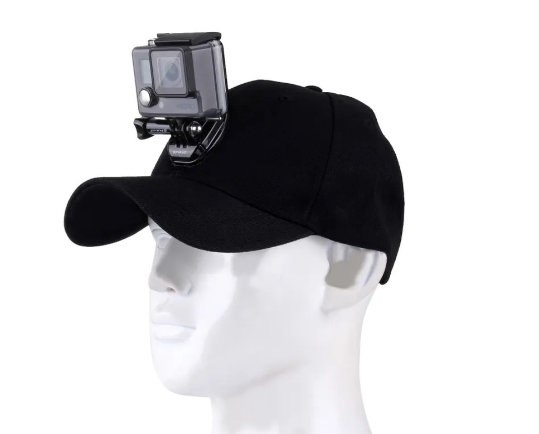 Кріплення для екшн камери на бейсболці Puluz для камер GoPro, SJCAM, EKEN та інших