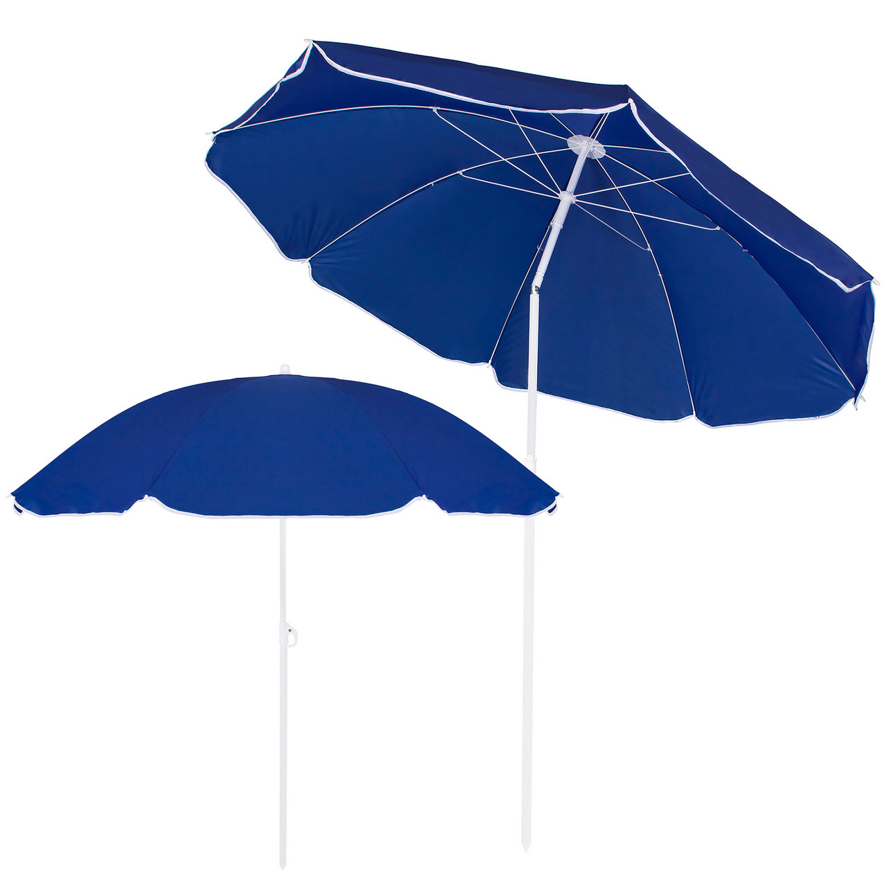 Пляжна парасоля Springos 180 см з регульованою висотою та нахилом BU0022 .