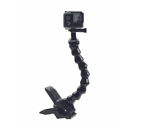 Кріплення прищіпка для екшн камер — Jaws Flex Clamp Mount для GoPro, DJI Osmo Action та інших екшн-камер, фото 1