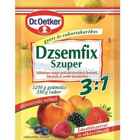 Загусник жовтувальний на основі пектину для варення, повидла, желе, мармеладу Dzsemfix Dr.Oetker 3:1 Угорщина
