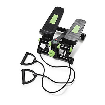 Степер (міні-степер) з еспандерами 4FIZJO 4FJ0212 Black/Green