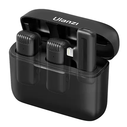 Бездротова мікрофонна система для IPhone Ulanzi J12 (Lightning Apple interface), фото 1