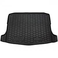 Килимок в багажник Skoda Karoq 2018- з докаткою, з вухами поліуретан  AVTO-Gumm 111709