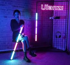 СВЕТОДИОДНИЙ ОСВІТК ЦИЛЕНДРІЧНИЙ СВІТЛЯ ULANZI VL110 RGB 24 см, фото 4