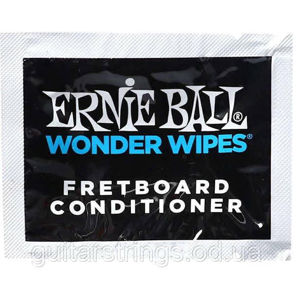 Салфетка Ernie Ball 4276 Wonder Wipes Fretboard Conditioner 1pcs