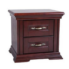 Тумба приліжкова в спальню з натурального дерева Маргарита Еліт Каштан Мікс Меблі