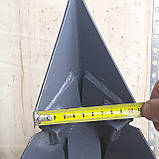 Підгортач посилений "Стріла" для мотоблока 420 мм з регульованою п'ятою, фото 4