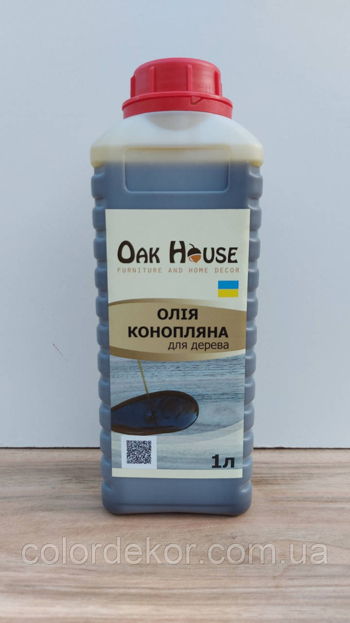 Купить Конопляное масло для древесины Oak House 1 л, цена 340 грн ...