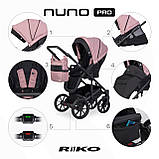 Дитяча прогулянкова коляска 2 в 1 Riko Nuno PRO 03 Rose, фото 4