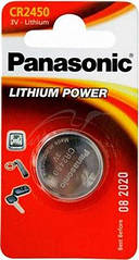 Батарея Panasonic CR 2450 BLI 1 LITHIUM