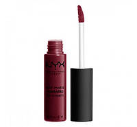 Жидкая матовая помада NYX Cosmetics Soft Matte Metallic Lip Cream с металлическим финишем Copenhagen (SMMLC02)