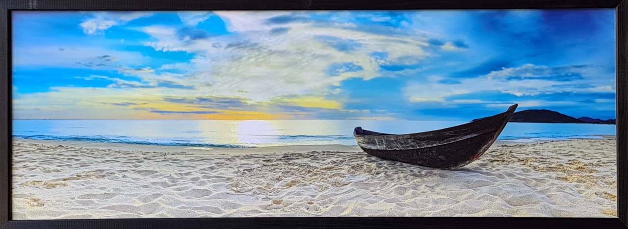 Фотокартина у дерев'яній рамі Beach 1 35х100 см POS-35100-237