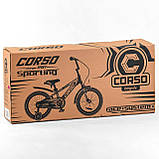 * Велосипед 2-колісний (16 дюймів) з додатковими колесами ТМ Corso Sporting арт. R-16515, фото 4
