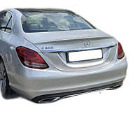 Спойлер лип на багажник Mercedes-Benz C-class W205 2014- ABS пластик под покраску