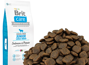 Brit Care Grain Free Junior Salmon&Potato, 1 кг (розвіс). Брит Каре корм із лососем і картоплею. 510092, фото 1