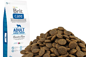Brit Care Adult Large Breed Lamb & Rice. Британ Каре корм з ягням і рисом для великих собак, 1 кг (розвіс).