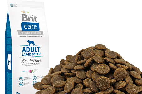 Brit Care Adult Large Breed Lamb & Rice. Британ Каре корм з ягням і рисом для великих собак, 1 кг (розвіс)., фото 1