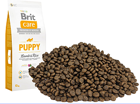 Brit Care Puppy Lamb&Rice 1 кг (розвіс). Брит Каре корм із ягням та рисом для цуценят усіх порід. 509799