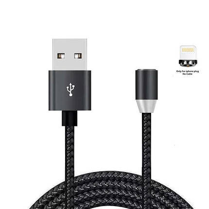 Кабель USB-Lightning XoKo SC-355i Magnetic 1.2m Black (SC-355i MGNT-BK), фото 1