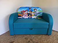 Диван дитячий Ріо Щенячий патруль Блакитний 175х100 см Гарний розкладний диван для діток
