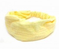 Бандана муслін жовта стильна, фото 1