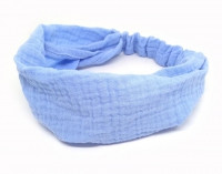 Бандана муслін блакитна стильна, фото 1