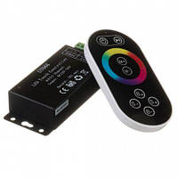 Контроллер сенсорний 18А радіо управління #72 чорний для RGB стрічки 8 кнопок AVT