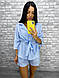 Стильний костюм Крістен у смужку піджак + шорти, фото 6