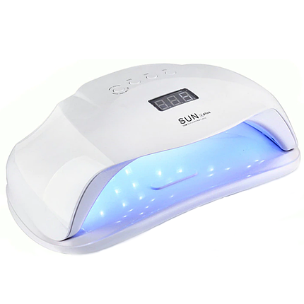 Ультрафіолетова LED лампа SUN X Plus 72 Вт для сушки гіль-лака, геля біла, фото 1