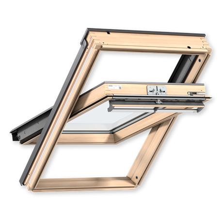 Мансардні двокамерні вікна Velux Стандарт Плюс GLL 1061 (ручка зверху)