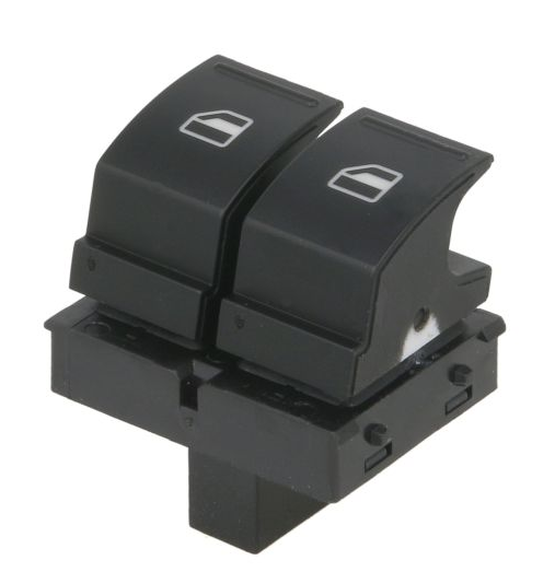 Кнопка склопідіймача передня ліва Caddy 3 Golf 5 6 Passat B6 VAG 2K0959857C Topran Німеччина