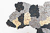 Дерев'яна карта України на стіну RGB, 103/69, фото 3