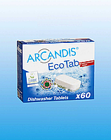 Средство для мытья посуды в таблетках, бесфосфатное ARCANDIS-EcoTab, 60 таблеток в упаковке