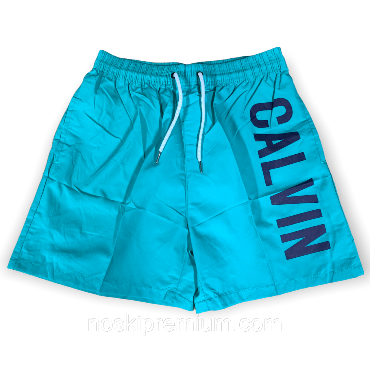 Шорти чоловічі Calvin Klein, розміри L-4XL, бірюзові, 2006