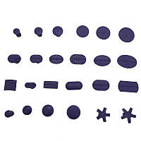 Грибки клеевые фиолетовые (24ШТ) набор сменных насадок PDR