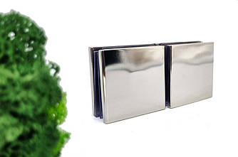 ODF-01-18-02 Конектор для душових кабін 180 градусів (через отвір), полірований