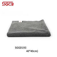 Микрофибра без оверлока серая 40 х 40 cm SGCB Microfiber Towel Grey 320 г/м2.