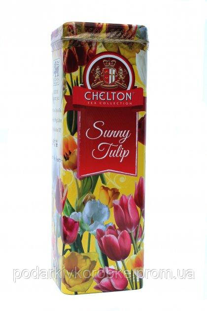 Чай Черный Chelton Солнечный Тюльпан 80 Г в Металлической Банке ...
