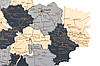 Дерев'яна мапа України на стіну RGB, 207/138, фото 4
